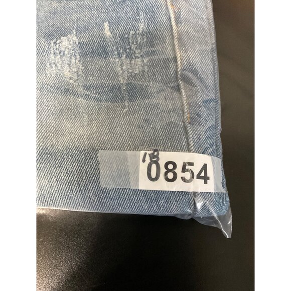 KANCAN New Distressed Raw Hem High Rise Mom Jeans size 5/26 - Picture 14 of 14